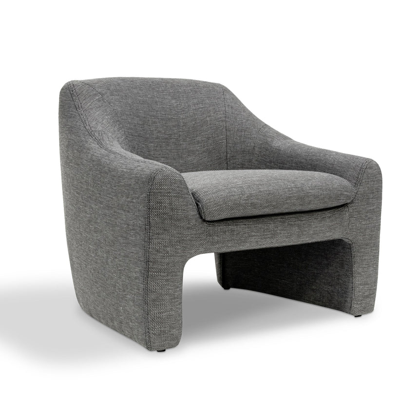 Fabric Armchair -  Graphite Grey - View 2