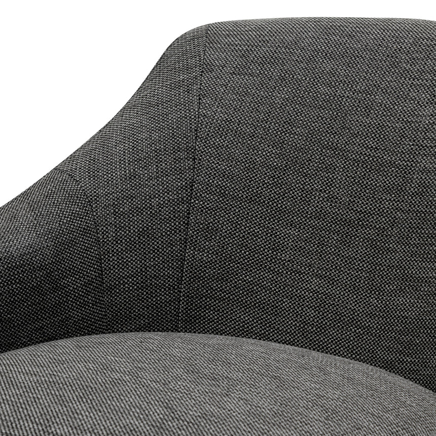 Fabric Armchair -  Graphite Grey - View 9