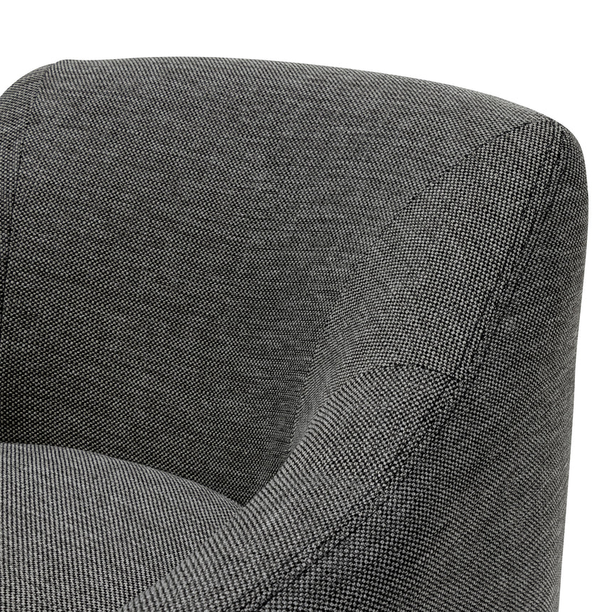 Fabric Armchair -  Graphite Grey - View 8