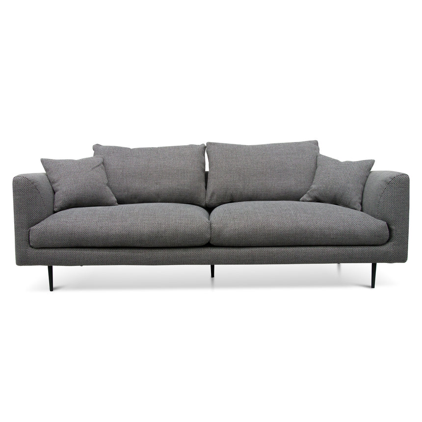 4 Seater Fabric Sofa - Noble Grey - View 2