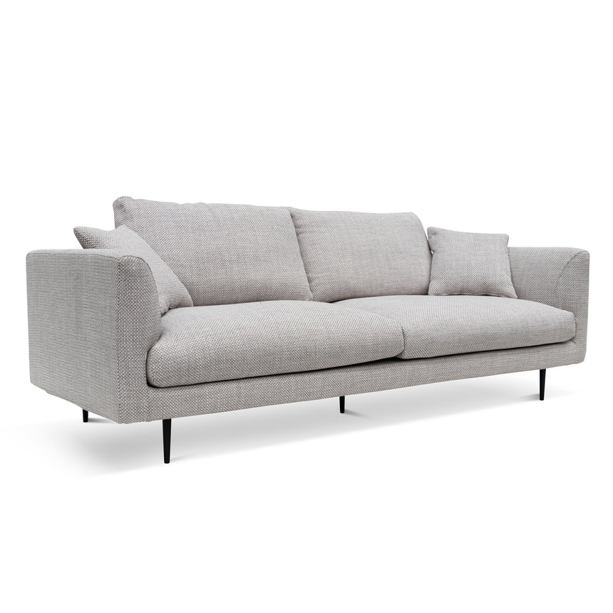 4 Seater Fabric Sofa - Passive Grey - View 3