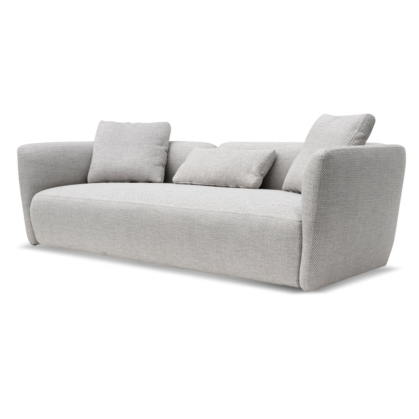 3 Seater Fabric Sofa - Passive Grey - View 9