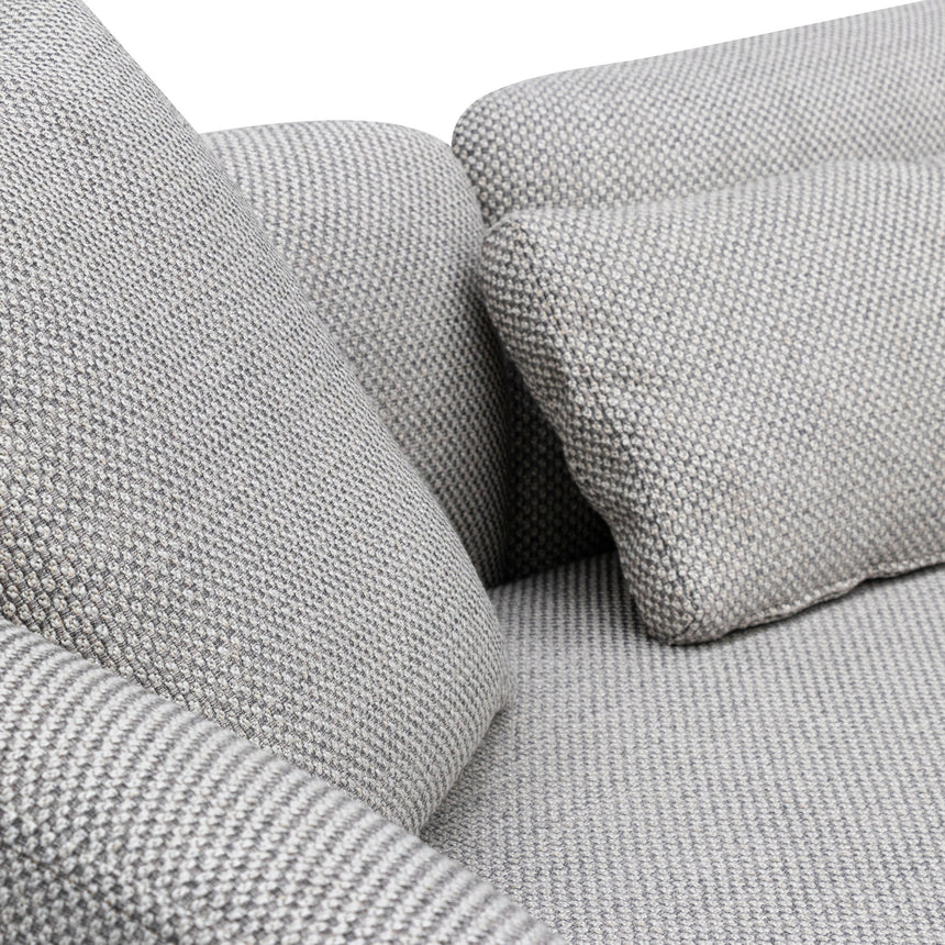 3 Seater Fabric Sofa - Passive Grey - View 7