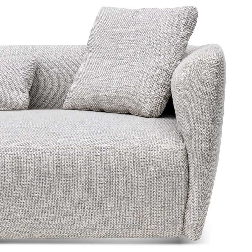 3 Seater Fabric Sofa - Passive Grey - View 8
