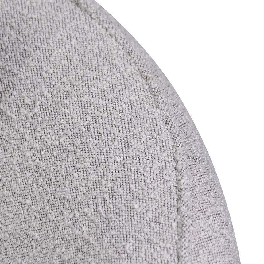 4 Seater Sofa - Ash Grey Boucle - View 6