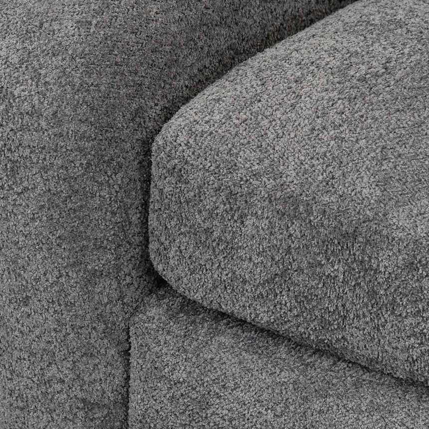 3 Seater Fabric Sofa - Iron Grey - View 4