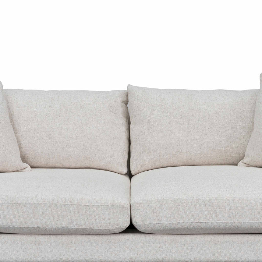 3 Seater Fabric Sofa - Silver Rust - View 5