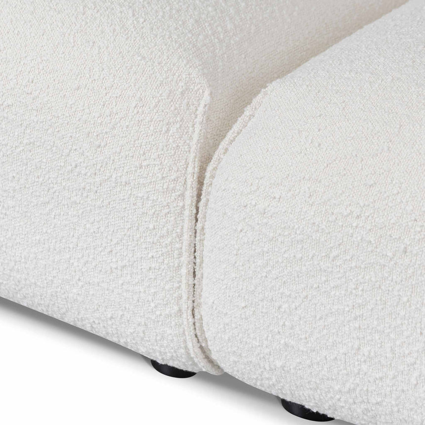 3 Seater Sofa - White Wash Boucle - View 6