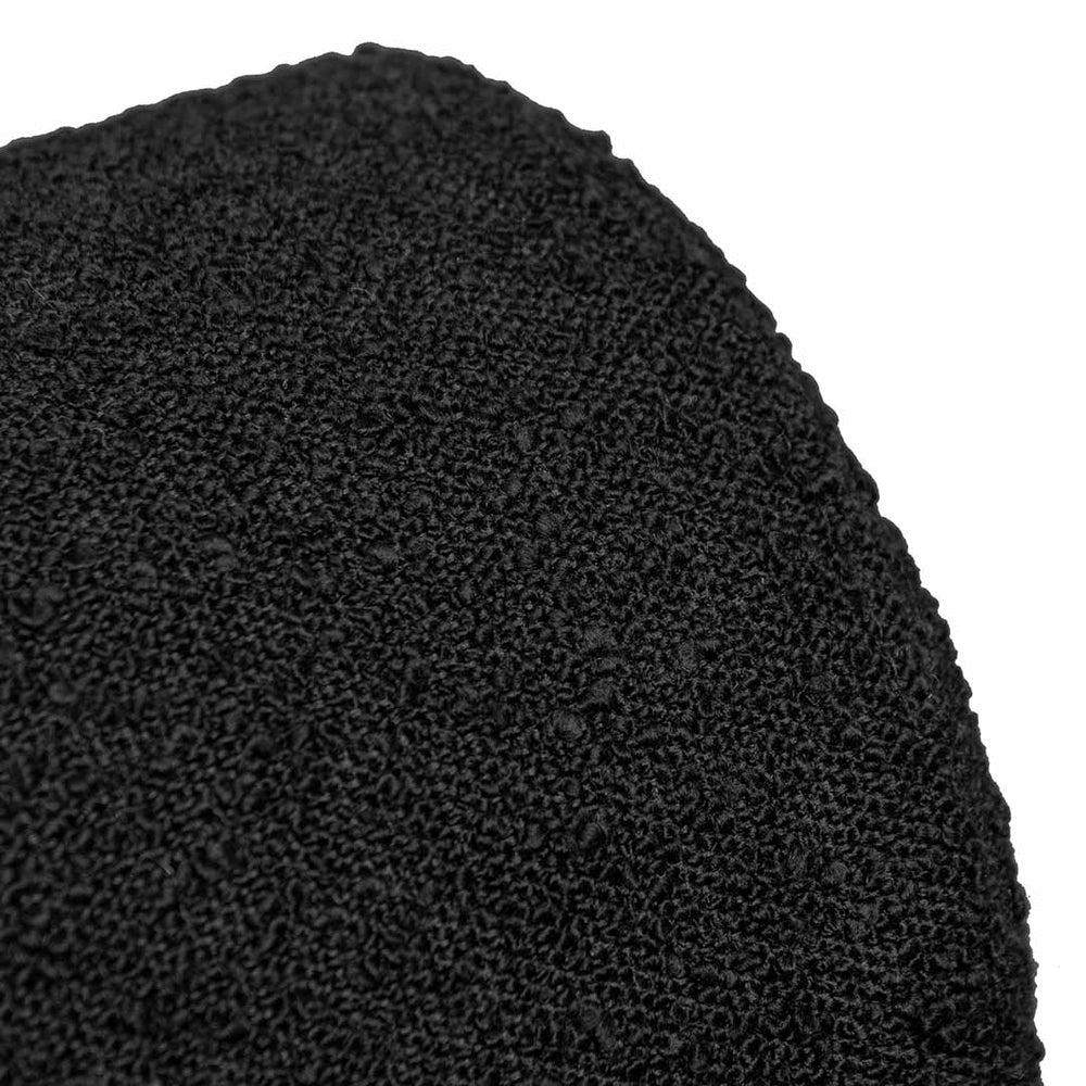 Lounge Chair - Black Boucle - View 9