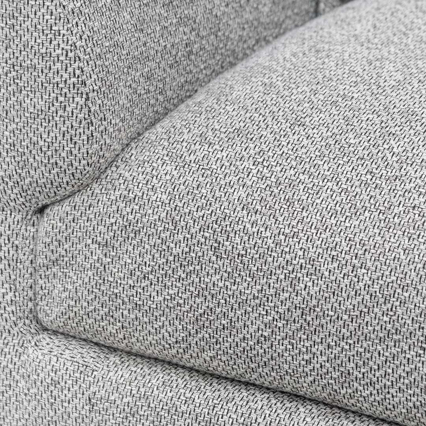 4 Seater Fabric Sofa - Sterling Charcoal - View 5