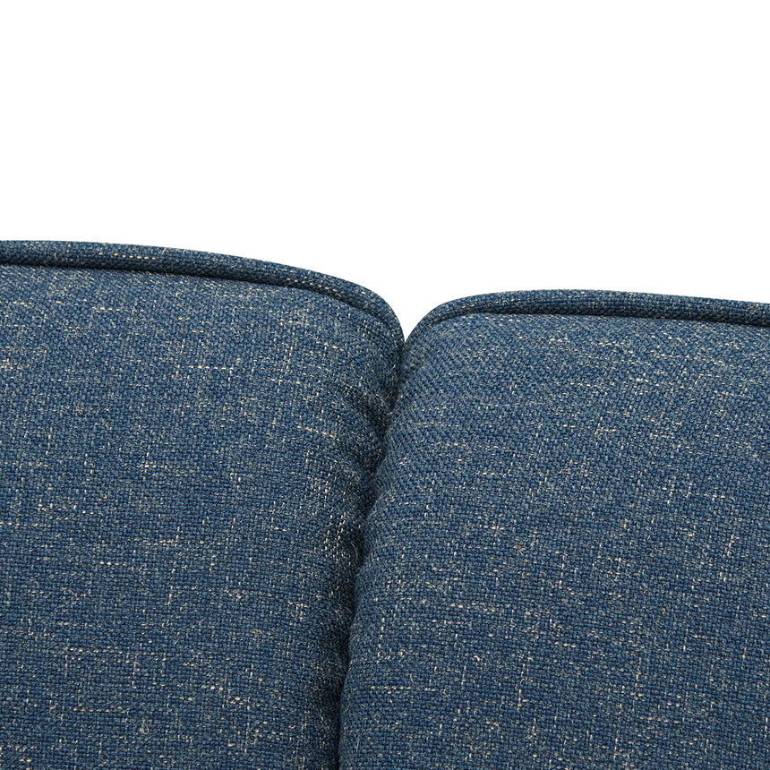2 Seater Fabric Sofa - Dark Blue - View 5