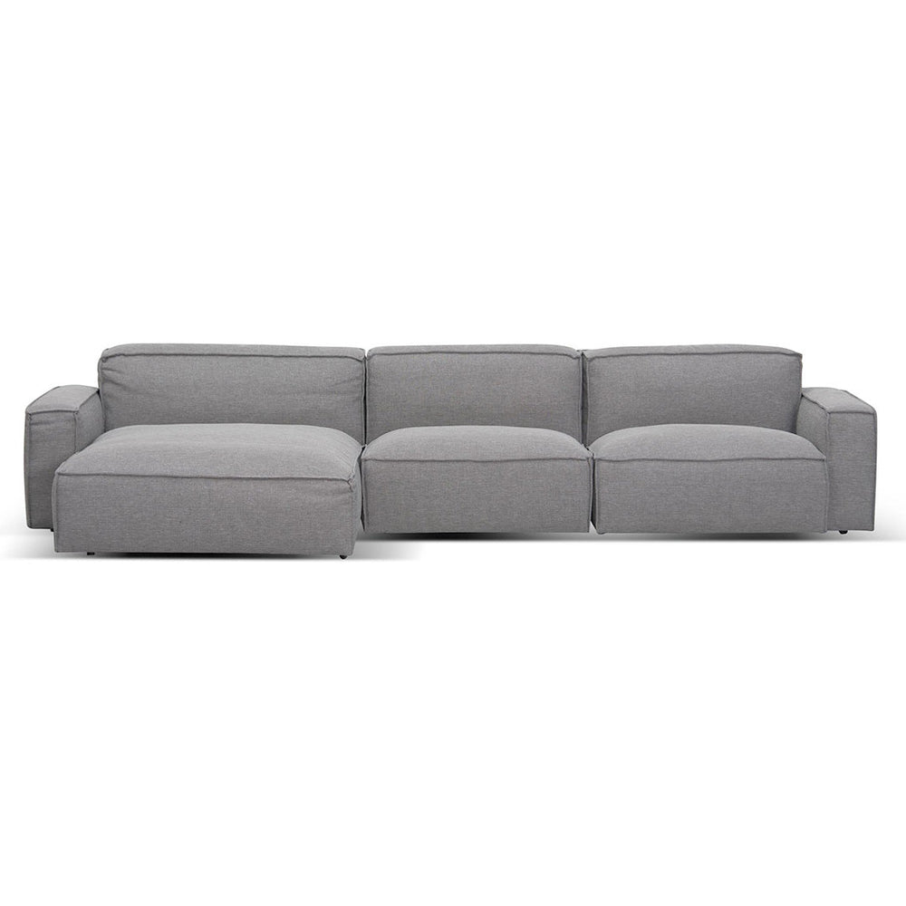 Left Chaise Sofa - Graphite Grey - View 2