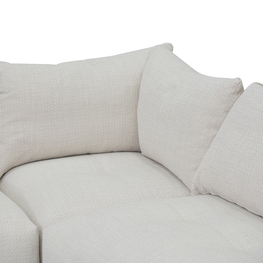 Right Chaise Fabric Sofa - Taupe Beige - View 17