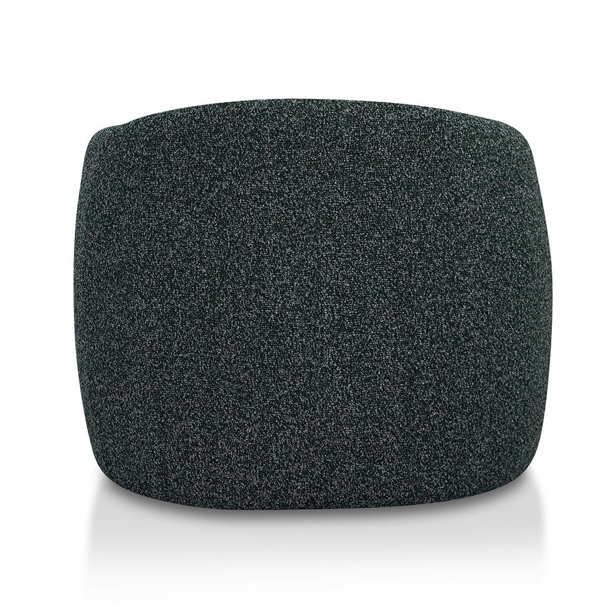 Fabric Armchair - Green Boucle - View 8