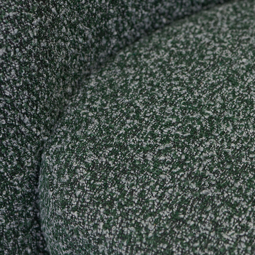 Fabric Armchair - Green Boucle - View 5