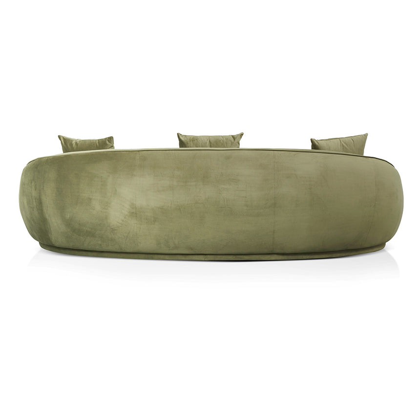 4 Seater Fabric Sofa - Elegant Sage - View 10