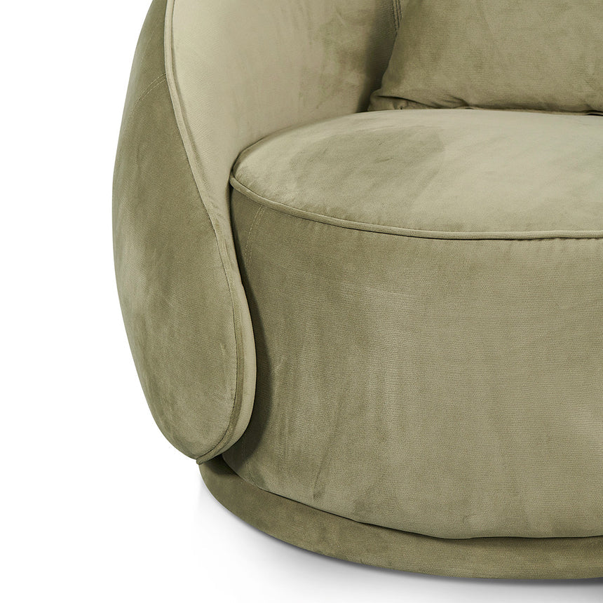 Fabric Armchair - Elegant Sage - View 9
