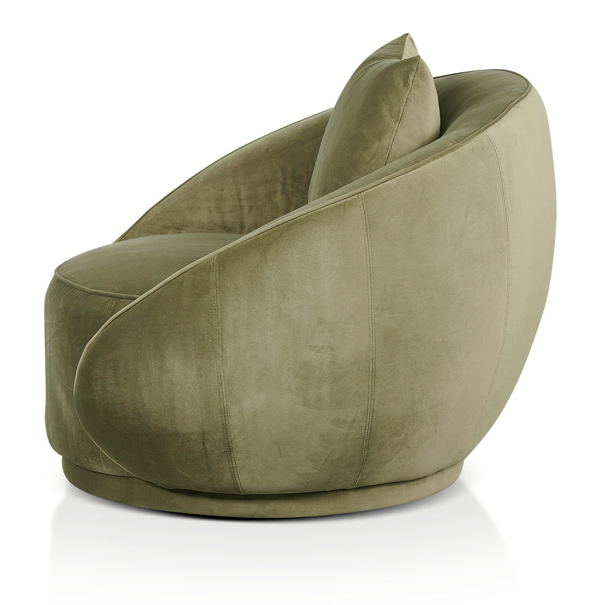 Fabric Armchair - Elegant Sage - View 3