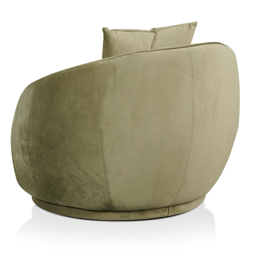 Fabric Armchair - Elegant Sage - View 4