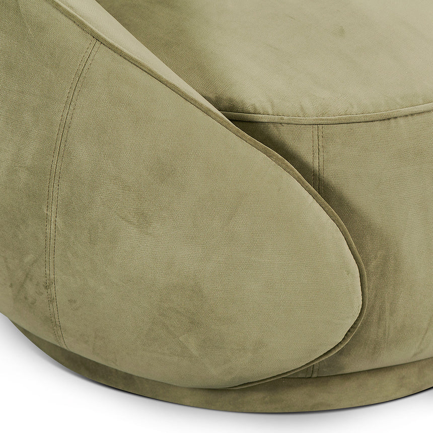 Fabric Armchair - Elegant Sage - View 10