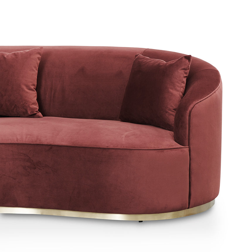 3 Seater Sofa - Elegant Plum - View 6