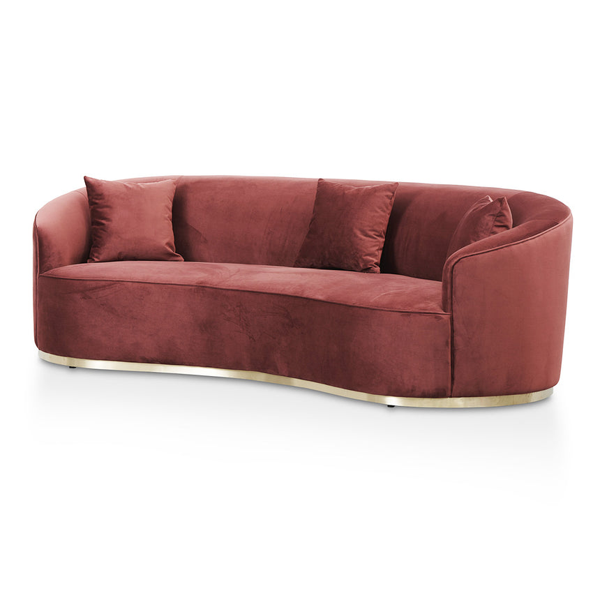 3 Seater Sofa - Elegant Plum - View 3