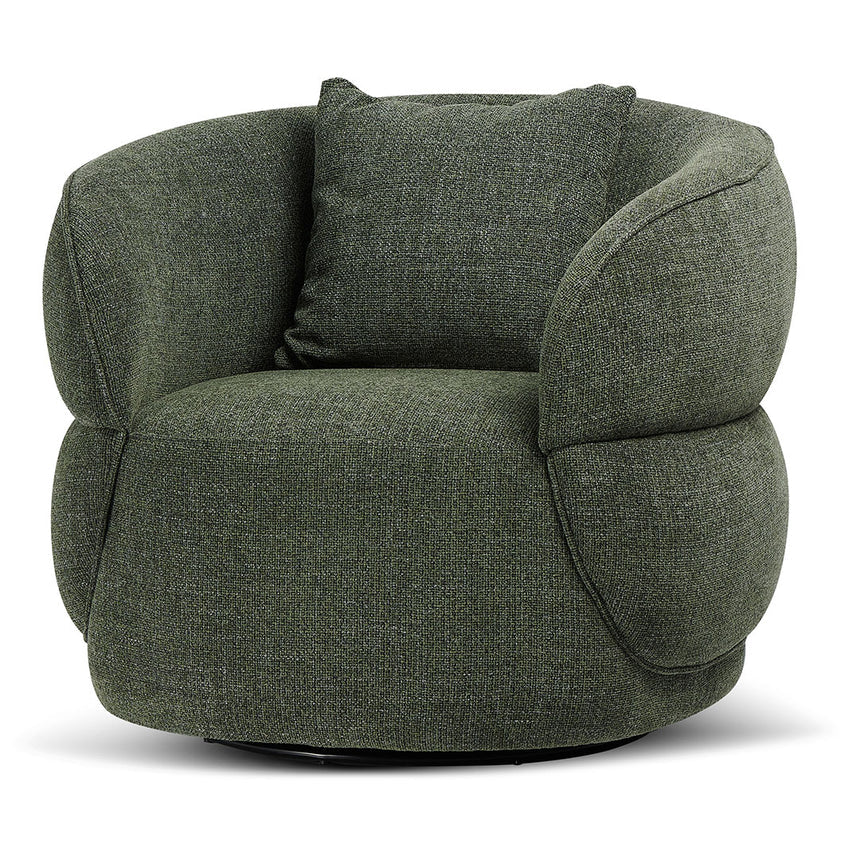 Swivel Armchair - Moss Green