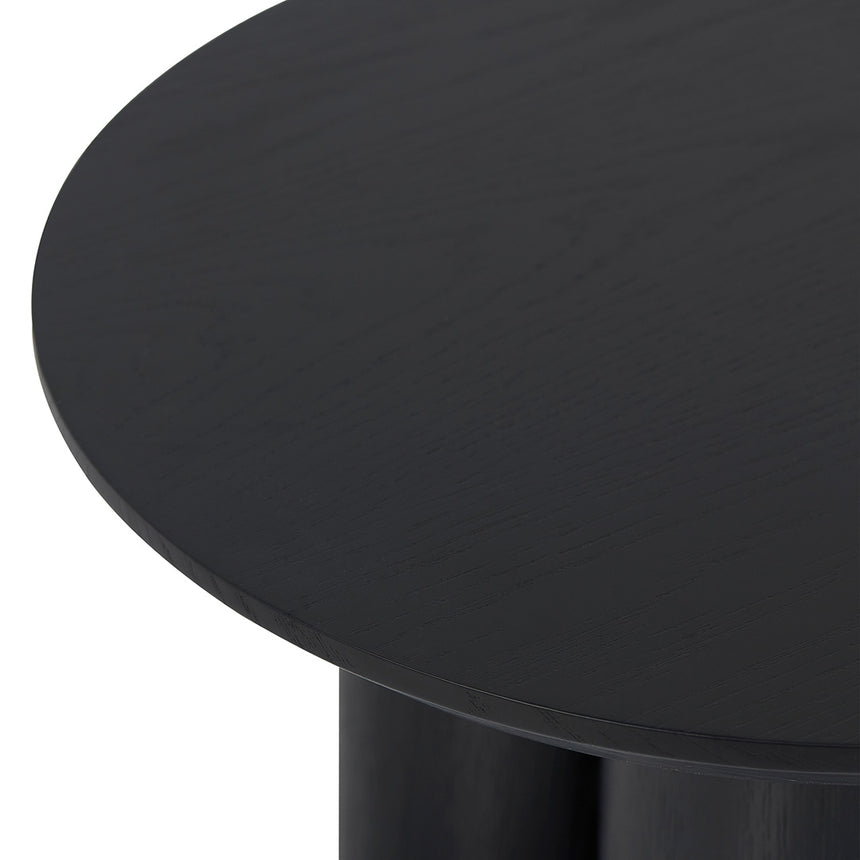 1.3m Coffee Table - Full Black - View 8