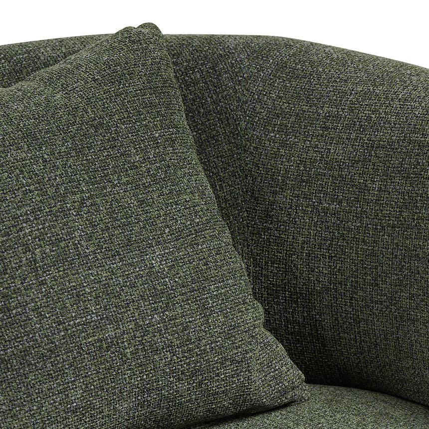 Swivel Armchair - Moss Green - View 4