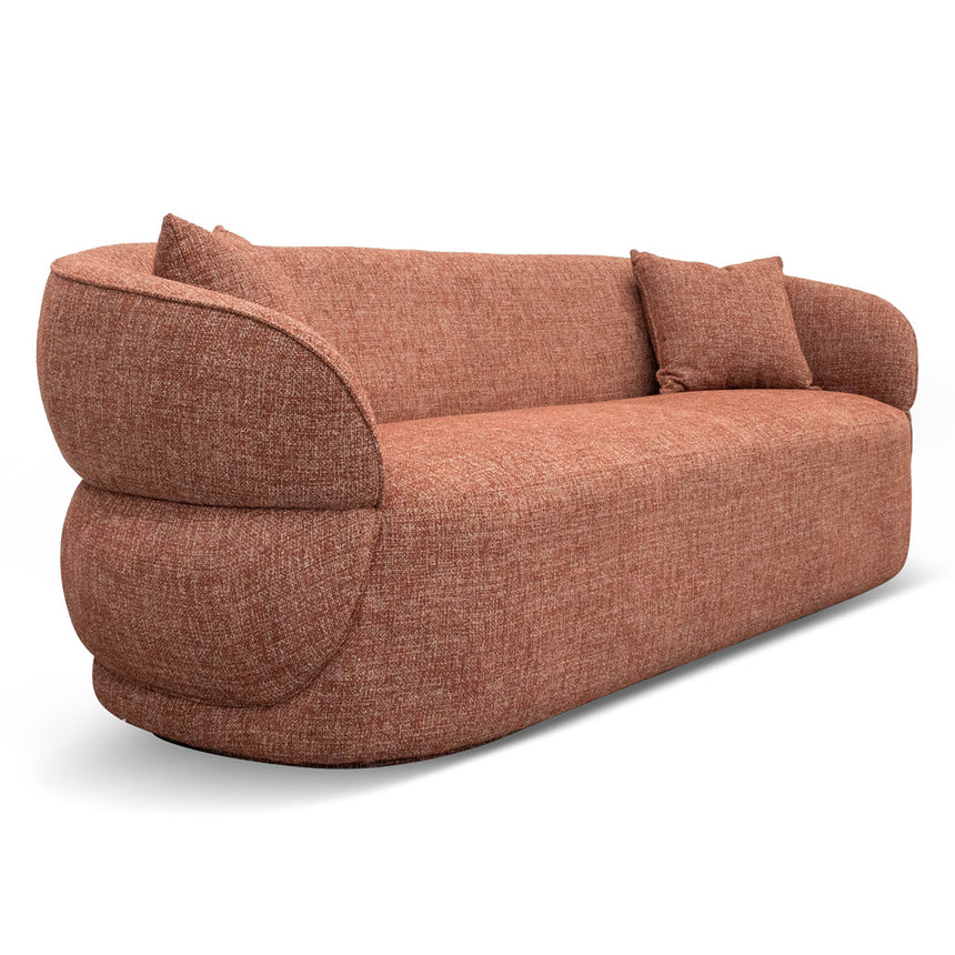 3 Seater Sofa - Moss Rust Orange - View 5