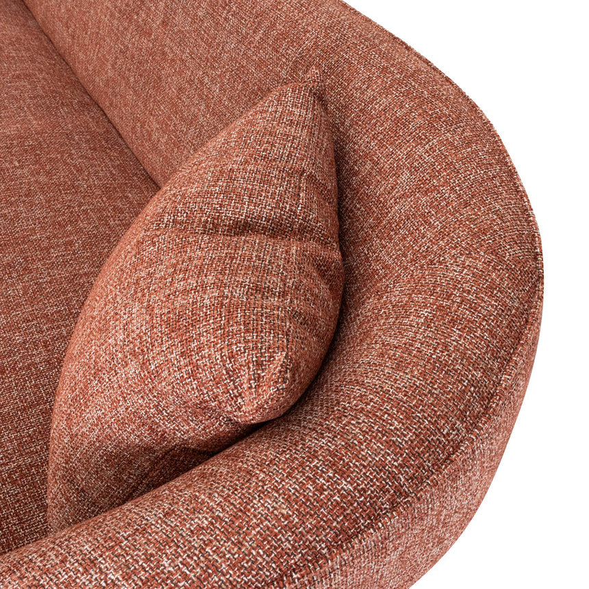 3 Seater Sofa - Moss Rust Orange - View 12