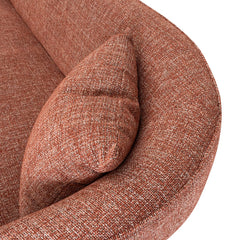 CLC8567-CA 3 Seater Sofa - Moss Rust Orange