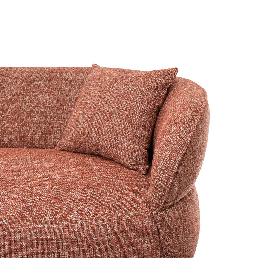 3 Seater Sofa - Moss Rust Orange - View 6