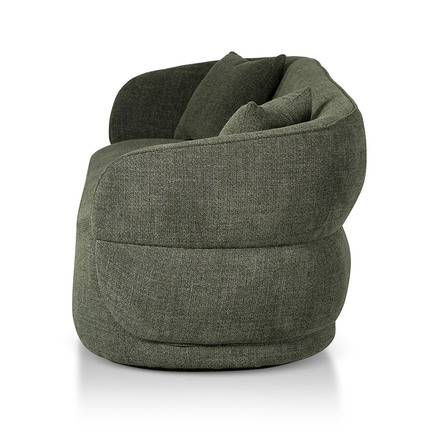 3 Seater Sofa- Moss Green - View 3