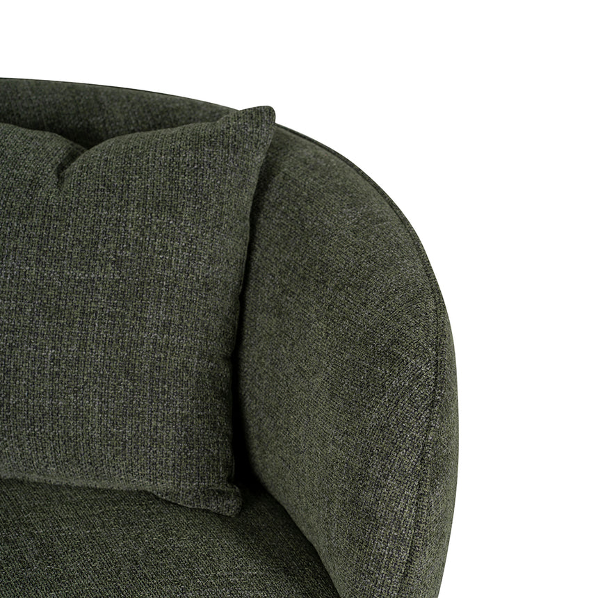 3 Seater Sofa- Moss Green - View 6
