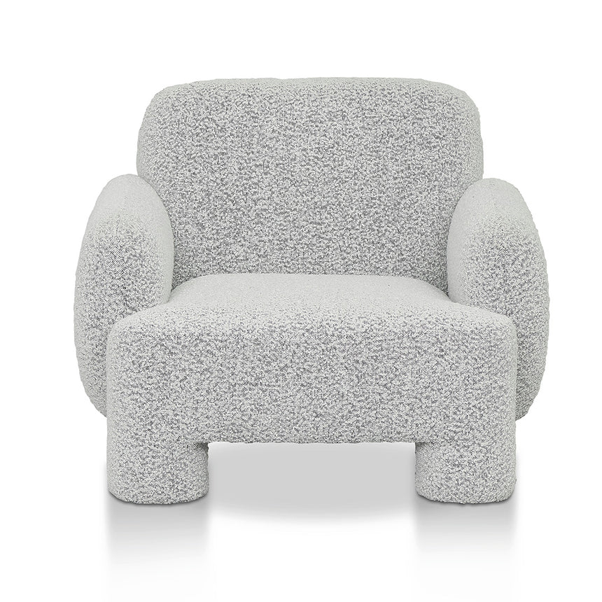 Armchair - Moonlit Pepper Boucle - View 2