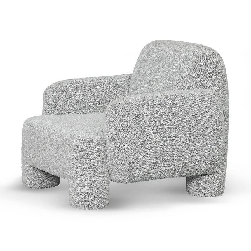Armchair - Moonlit Pepper Boucle - View 6
