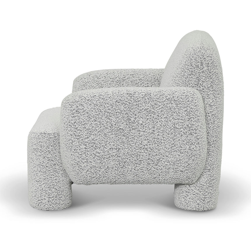 Armchair - Moonlit Pepper Boucle - View 7