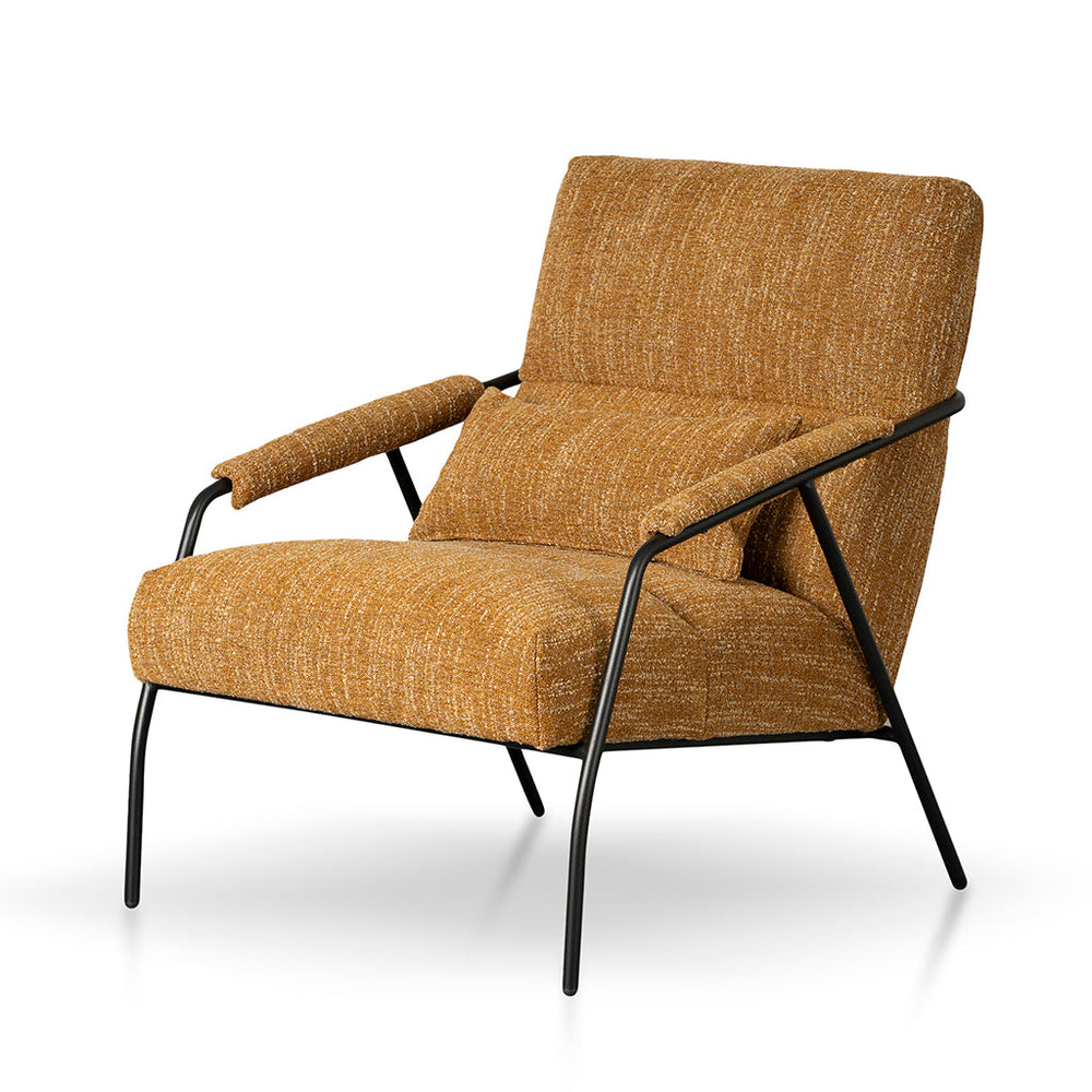 Fabric Armchair | Ginger Brown | Myka Home