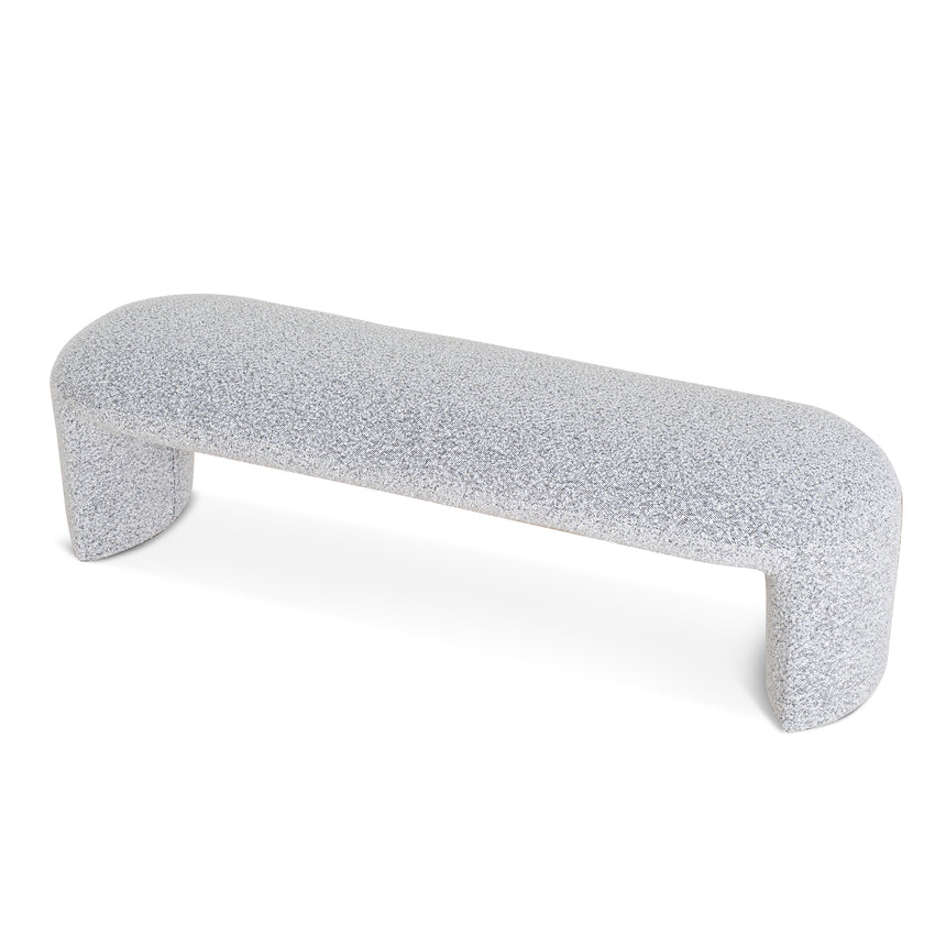 1.5m Long Ottoman Bench | Pepper Boucle | Myka Home - View 3