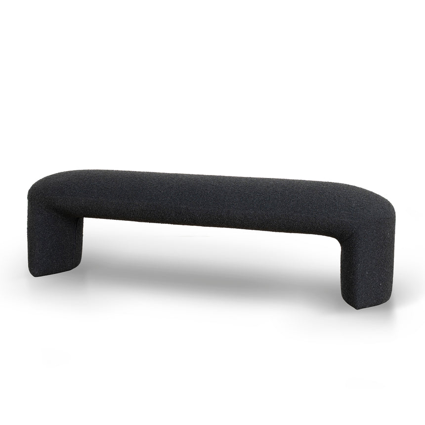 1.5m Long Ottoman Bench | Charcoal Boucle | Myka Home