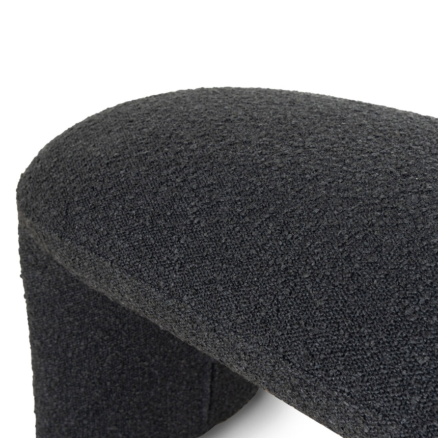 1.5m Long Ottoman Bench | Charcoal Boucle | Myka Home - View 8
