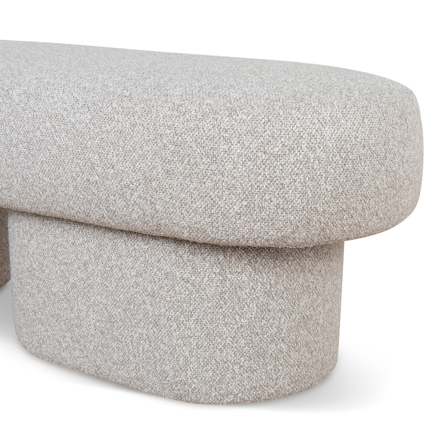 1.5m Long Ottoman Bench | Clay Grey | Myka Home - View 5