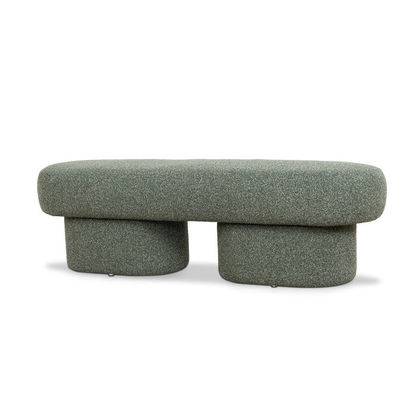 1.5m Long Ottoman Bench | Hunter Green | Myka Home
