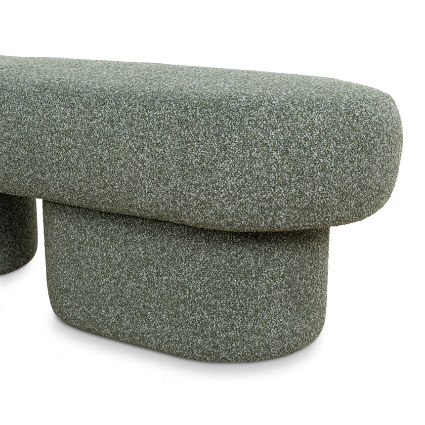 1.5m Long Ottoman Bench | Hunter Green | Myka Home - View 5