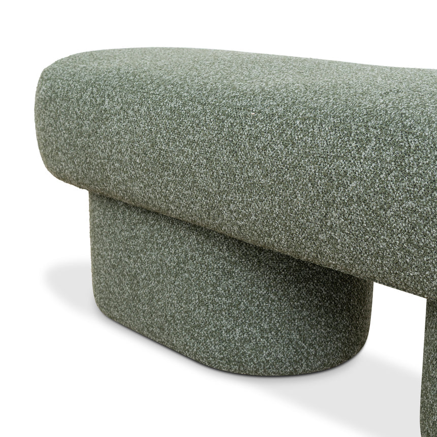 1.5m Long Ottoman Bench | Hunter Green | Myka Home - View 6