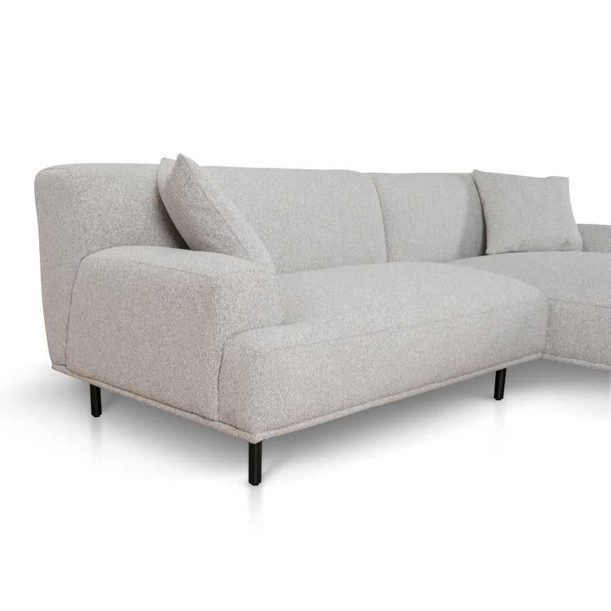 Right Chaise Sofa | Clay Grey | Myka Home - View 13