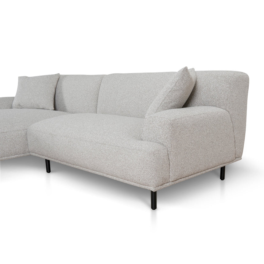Left Chaise Sofa | Clay Grey | Myka Home - View 9
