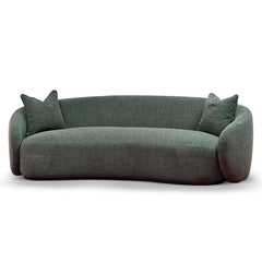CLC8777-CA 3 Seater Fabric Sofa -  Moss Green