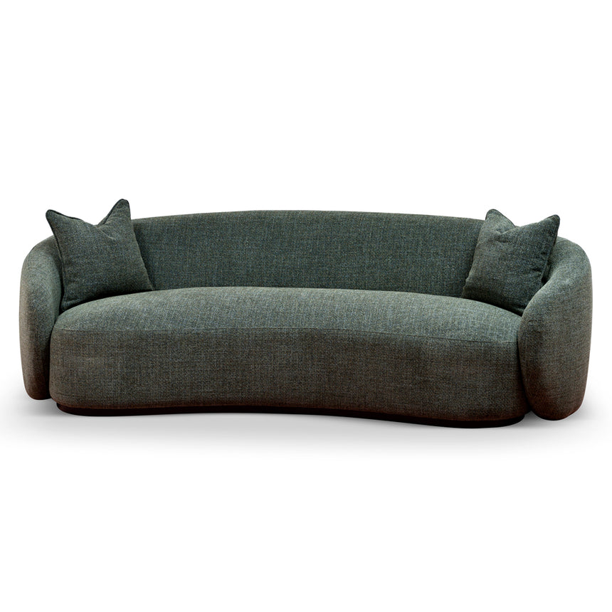 3 Seater Fabric Sofa | Moss Green | Myka Home - View 5